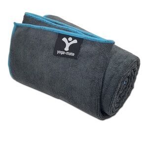 Yoga-Mate Gray and Blue Yoga Towel